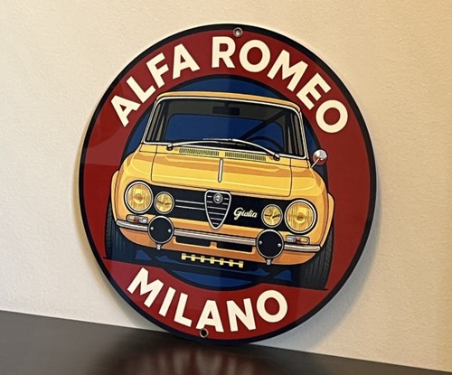 Insegna garage rotonda - insegna, stile