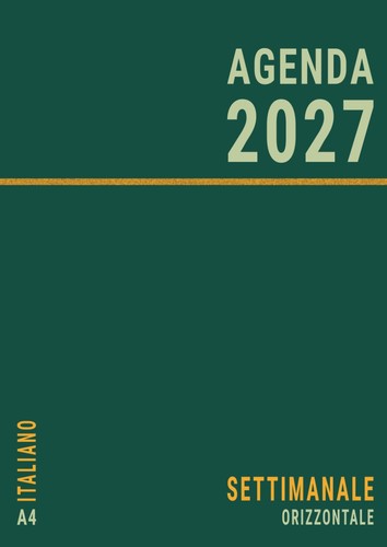 Agenda 2027 settimanale - agenda,
