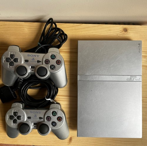 Playstation slim silver sony - 2,