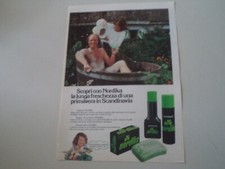 advertising Pubblicità 1979 SAPONE BAGNOSCHIUMA NORDIKA