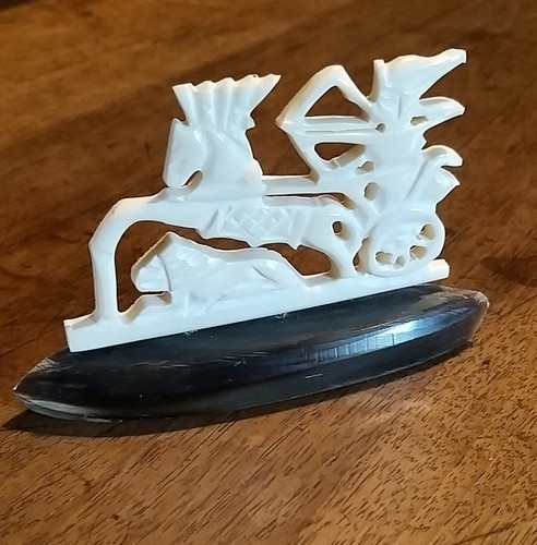 Scultura osso corno - osso,