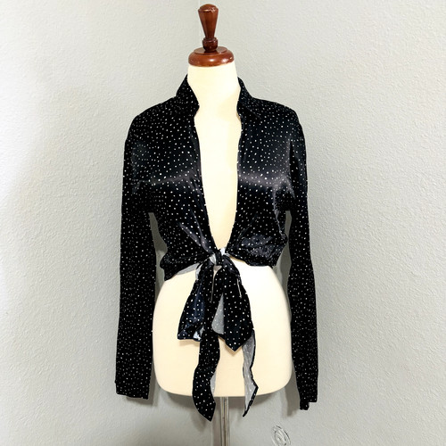 Top donna zara - nero, effetto