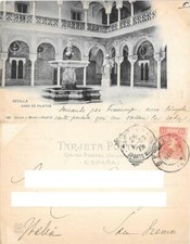 Sevilla (SPA). Casa del Pilatos. Ed. Hauser y Menet.  Viaggiata 1903