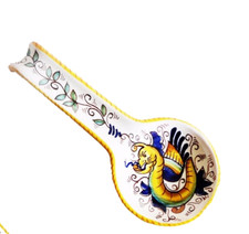 22001 Poggia Mestolo a Cucchiaio in Ceramica Artistica Vietrese