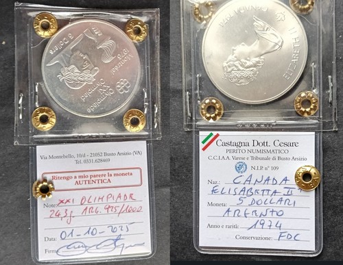 Canada dollari argento - 5,