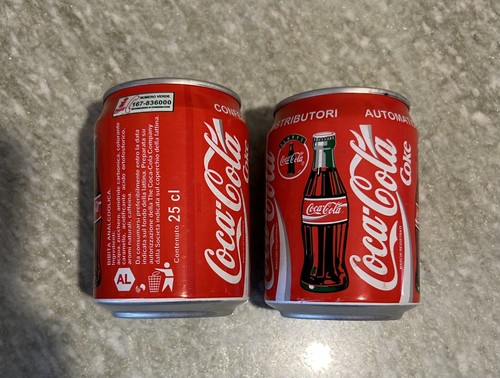 Lattine coca cola vintage - lattine, da