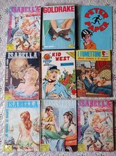 LOTTO DI 9 FUMETTI EROTICI CON GADGET.  OTTIMI-EDICOLA