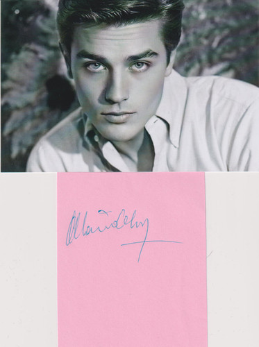 Alain delon autografo - alain,