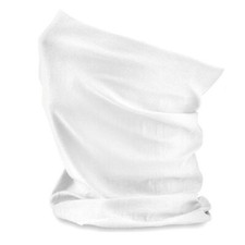 SCALDACOLLO BANDANA TUBOLARE SPORT INVERNO MOTO CICLISMO RUNNING  CALCIO BIANCO