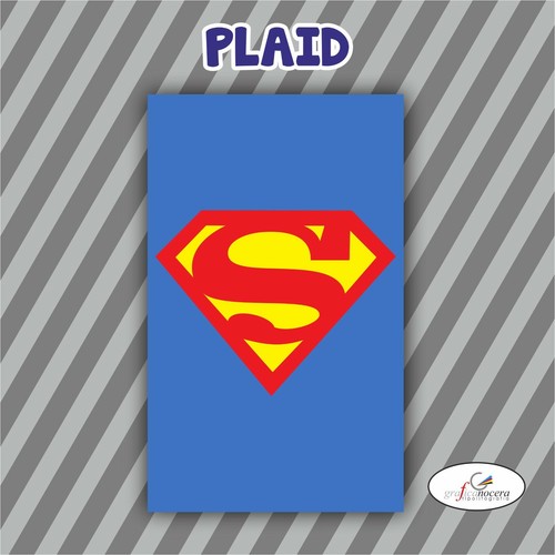 Plaid pile superman film - plaid, in