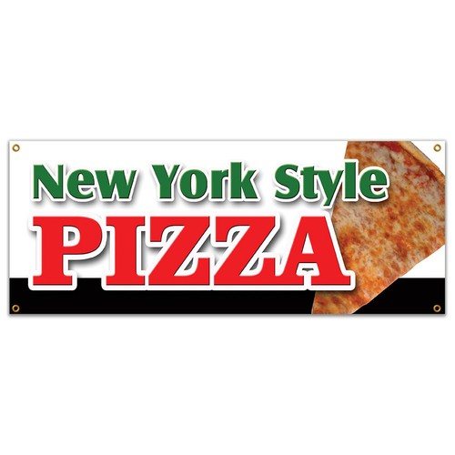 Insegna banner pizza - stile, new