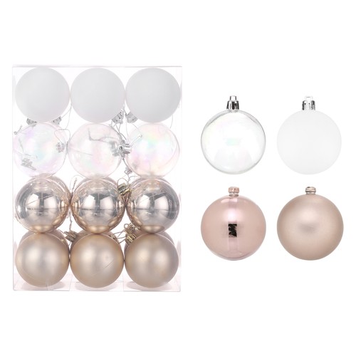 Palline natale 4 6cm - 24, 2.4"/6cm