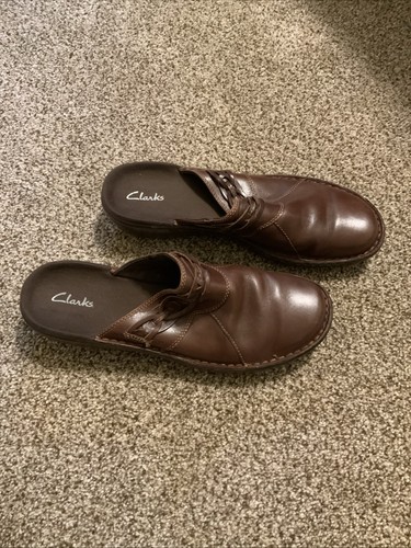 Clarks mules slip pelle - slip, on