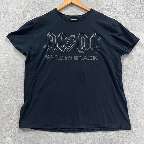Acdc back black shirt - acdc, in