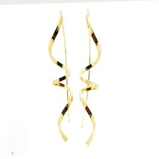 Orecchini oro 18 kt uomo/donna 18 carati 750/1000 gioiello unisex elegante