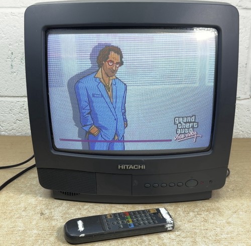 Crt hitachi c1415r tv a - 14",