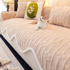 Thicken Plush Sofa Covers Warm
