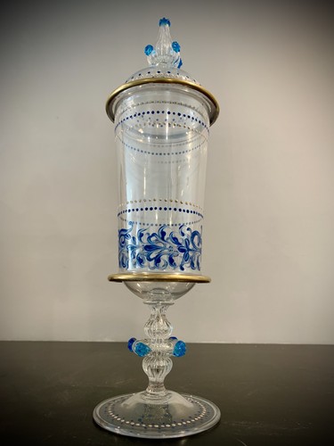Antico vaso calice - ~, vetro