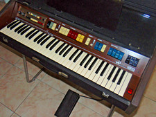 TASTIERA PIANOLA ORGANO VINTAGE ANNI '80 FARFISA VIP 61 COMPLETA PEDALE LEGGIO..