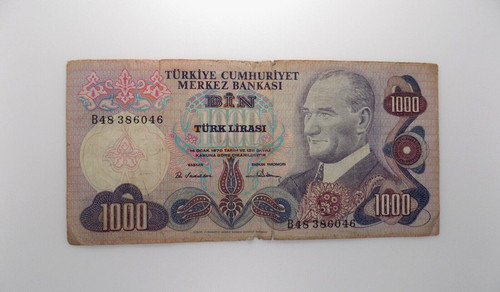 Banconota 1000 lire turche - banconota, tl