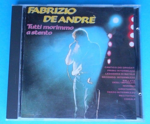 Raro fabrizio andrè - cd,