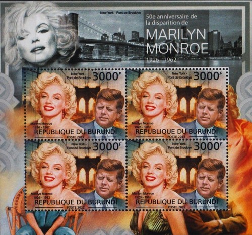Foglio francobolli marilyn - foglio,