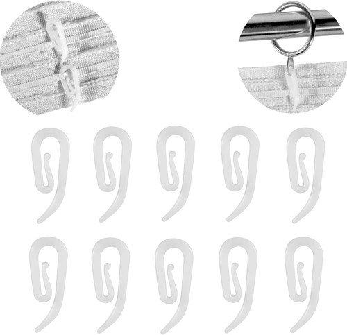 Ganci per tende plastica - in,
