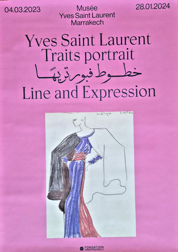 Yves saint laurent affiche - saint,