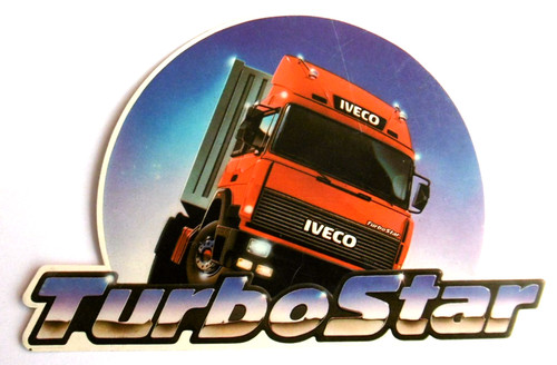 Adesivo pubblicitario iveco - adesivo,