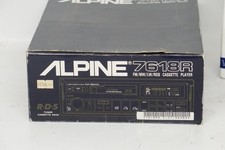 ALPINE 7618R BOX confezione originale con interno in polistirolo