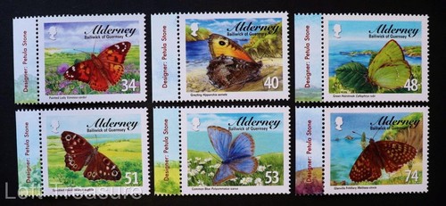 Francobolli alderney - francobolli,