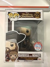 Funko Pop Pirates Of The Caribbean 225 Barbossa With Monkey 1000 LE Nycc 2016