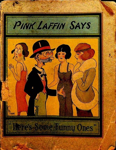 Pink laffin says - says, here's
