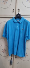 POLO LACOSTE TAGLIA 6 AZZURRO CELESTE MAN UOMO XL XXL MAN'S POLO'S MAGLIA SHIRT