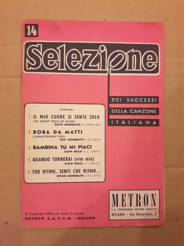 Spartito selezione dei - spartito,