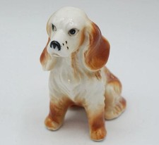 Figurina Di Cocker Spaniel In Porcellana