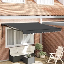 Tenda da Sole Retrattile solare esterno Ombra per Balcone Protettiva UV vidaXL
