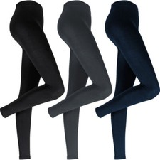 2 X Leggins Felpati Donna