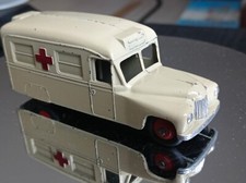 AMBULANCE DINKY TOYS MECCANO raro giocattolo Epoca Ref 253 No Scatola Sc 1:43
