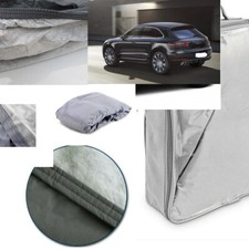 TELO COPRIAUTO TELATO FELPATO PER PORSCHE MACAN S DIESEL ANNO 2017 IMPERMEABILE