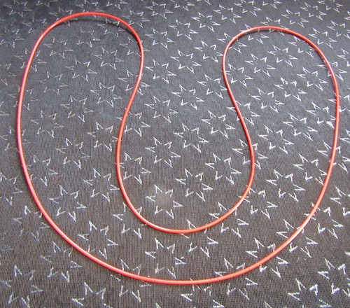 Cinghia silicone rossa - 1,