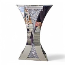 Grande vaso specchiato - , argento