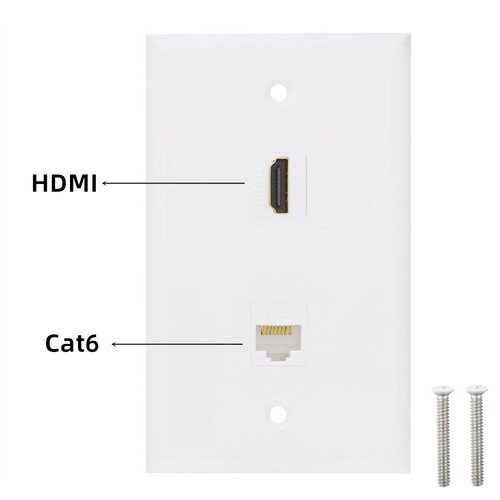 Cat6 rj45 piastra - cat6, parete
