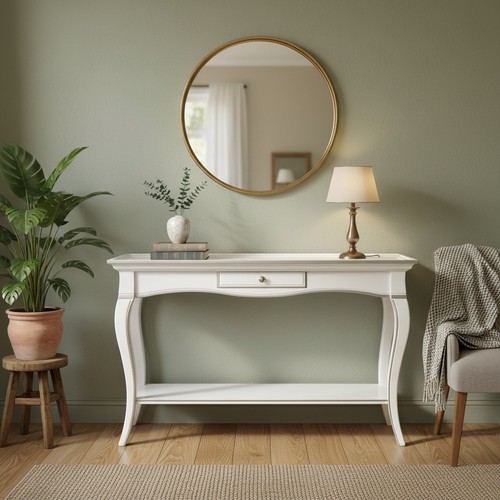 Consolle classica bianco - consolle,
