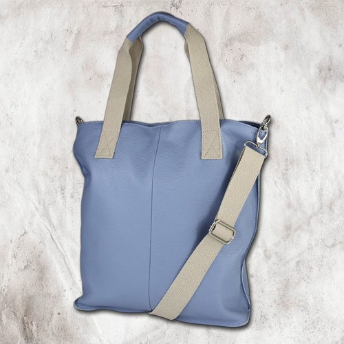 Borsa shopper pelle per - in,