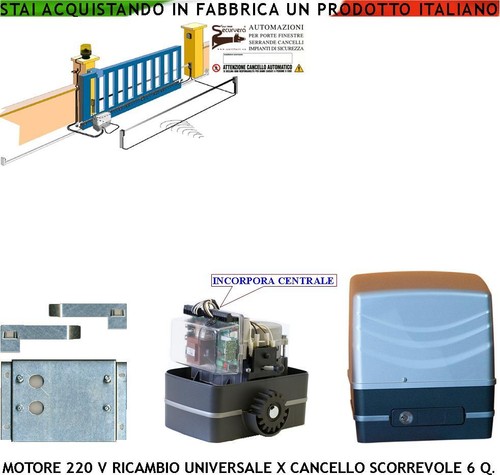 Ricambio cancello scorrevole - scorrevole, 6