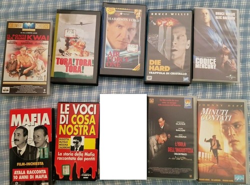 Vhs film azione - vhs, classici