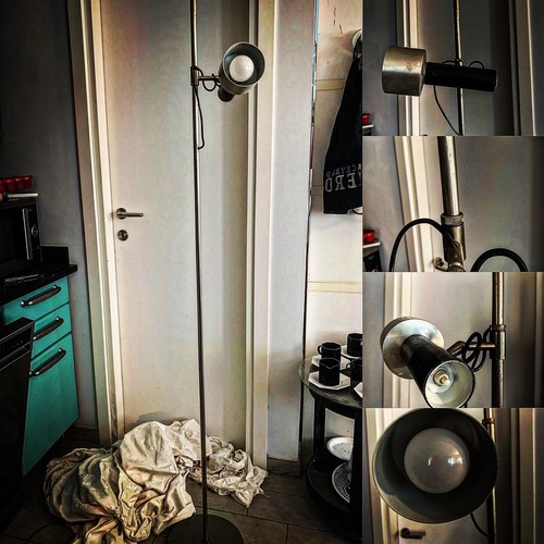 Lampada pavimento 50s - lampada,