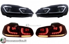 Fari fanali anteriori posteriori LED frecce per VW Golf VI 6 08-12