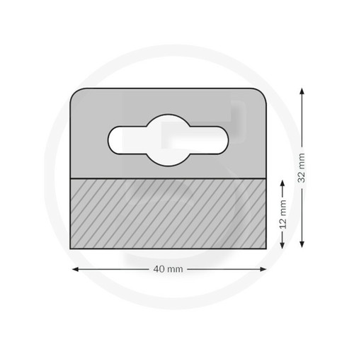 Ganci per blister autoadesivi